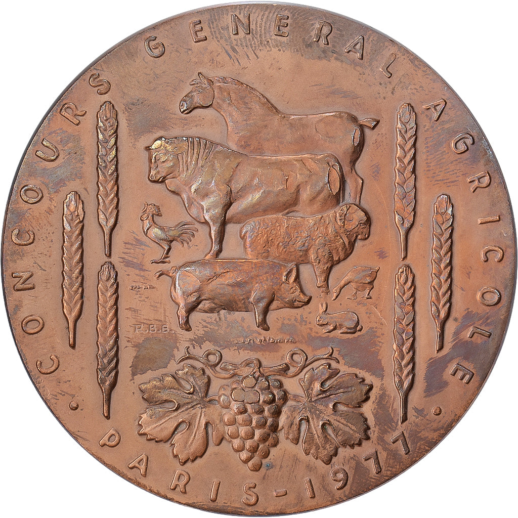 Francja, medal, Salon International de l'Agriculture de Paris, 1977, Brązowy