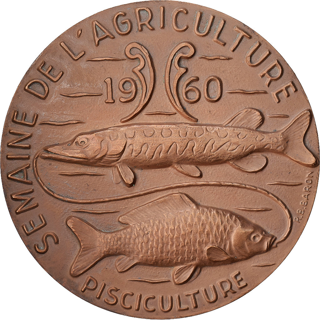 Francia, medaglia, Salon International de l'Agriculture de Paris, 1960, Bronzo