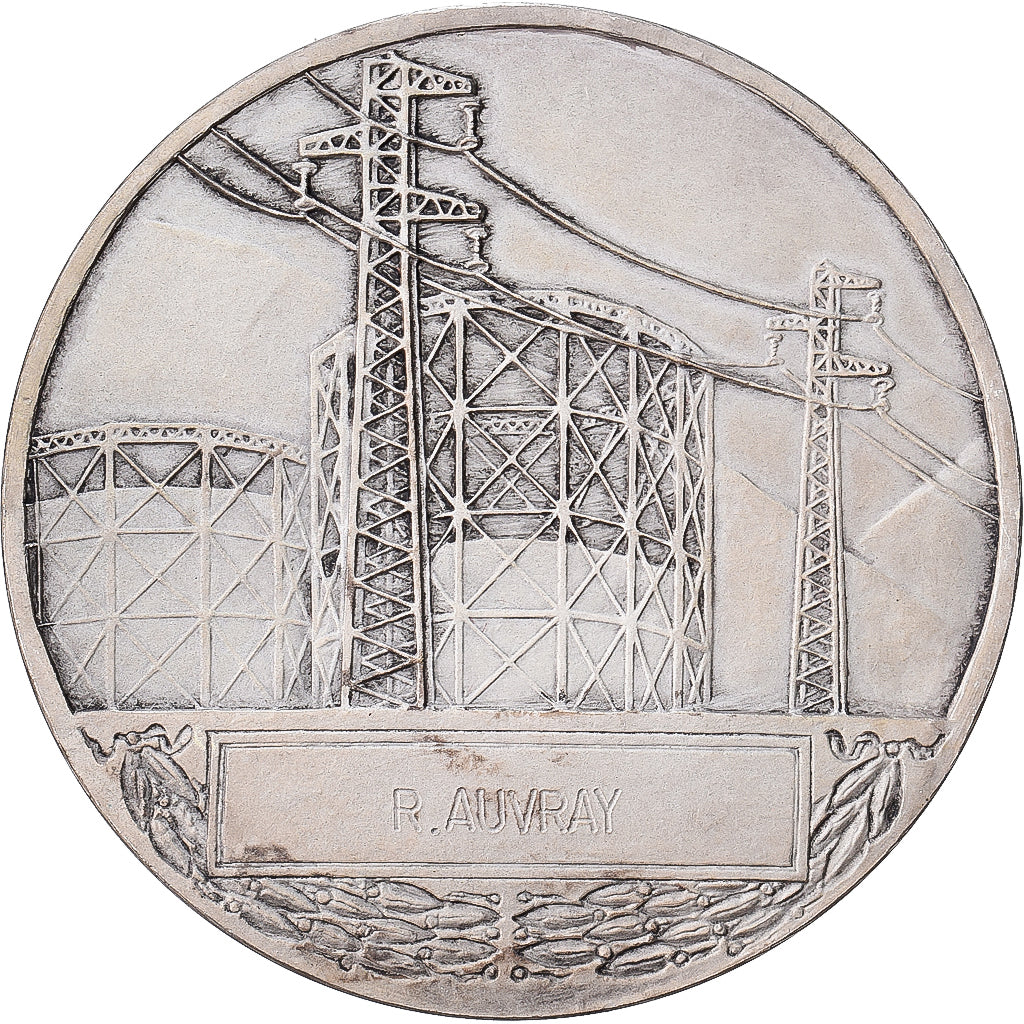 França, medalha, Électricité de France et gaz de France, Bronze Prateado