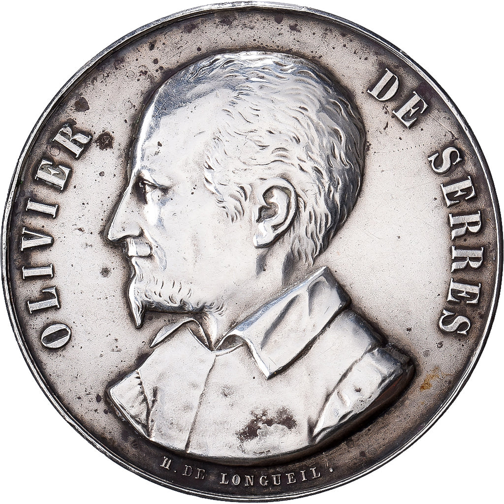 France, Médaille, Olivier de Serres, Société d'Agriculture d'Indre-et-Loire