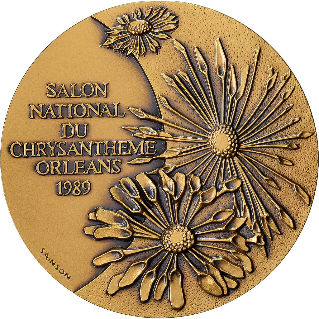 França, medalha, Société d'Horticulture d'Orléans et du Loiret, 1995