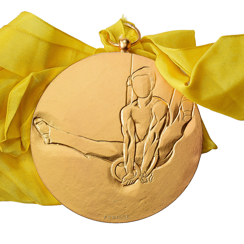 Frankreich, Medaille, Gymnastique, Tournois d'Orléans, Gilt Bronze, UNZ