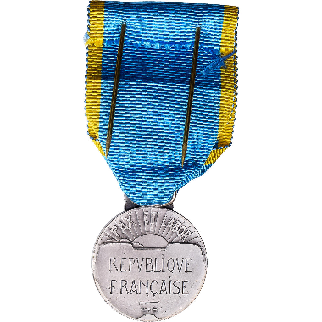 France, Jeunesse et sports, Medal, Excellent Quality, Silver, 28