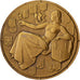 Francia, medaglia, Compagnie Générale Transatlantique, Ile-de-France, Bronzo