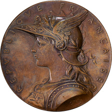 Francia, medalla, Ministère de l'Intérieur, Bronce, Roty, EBC