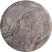 France, Medal, U.V.F, Comité de l'Aisne, 1930, Silvered bronze, Fraisse