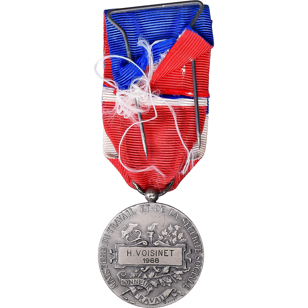 Frankreich, Honneur-Travail, République Française, Medaille, 1968, Excellent