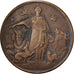Frankrijk, Medaille, Société Protectrice des Animaux, Paris, 1908, Bronzen