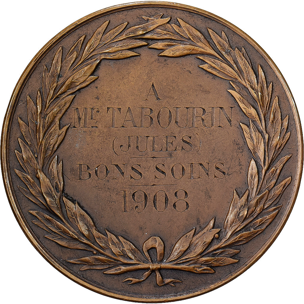 Frankrijk, Medaille, Société Protectrice des Animaux, Paris, 1908, Bronzen