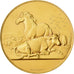 Francja, medal, Offert par M. De Ludre, Député de l'Orne, Pokryty brązem