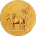 Frankreich, Medaille, Chevaux, Haras, Gilt Bronze, Alphée Dubois, SS