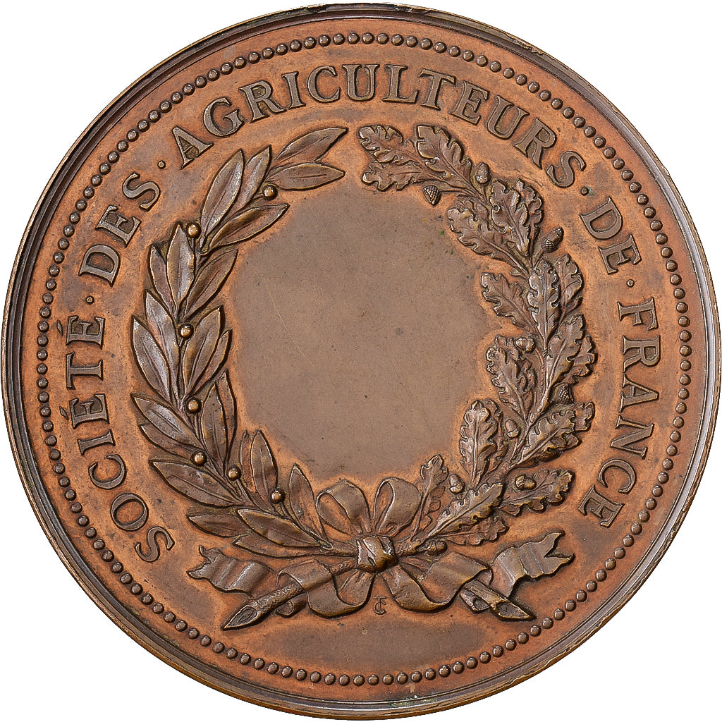 Francia, medaglia, Société des agriculteurs de France, Bronzo, Trotin, SPL-