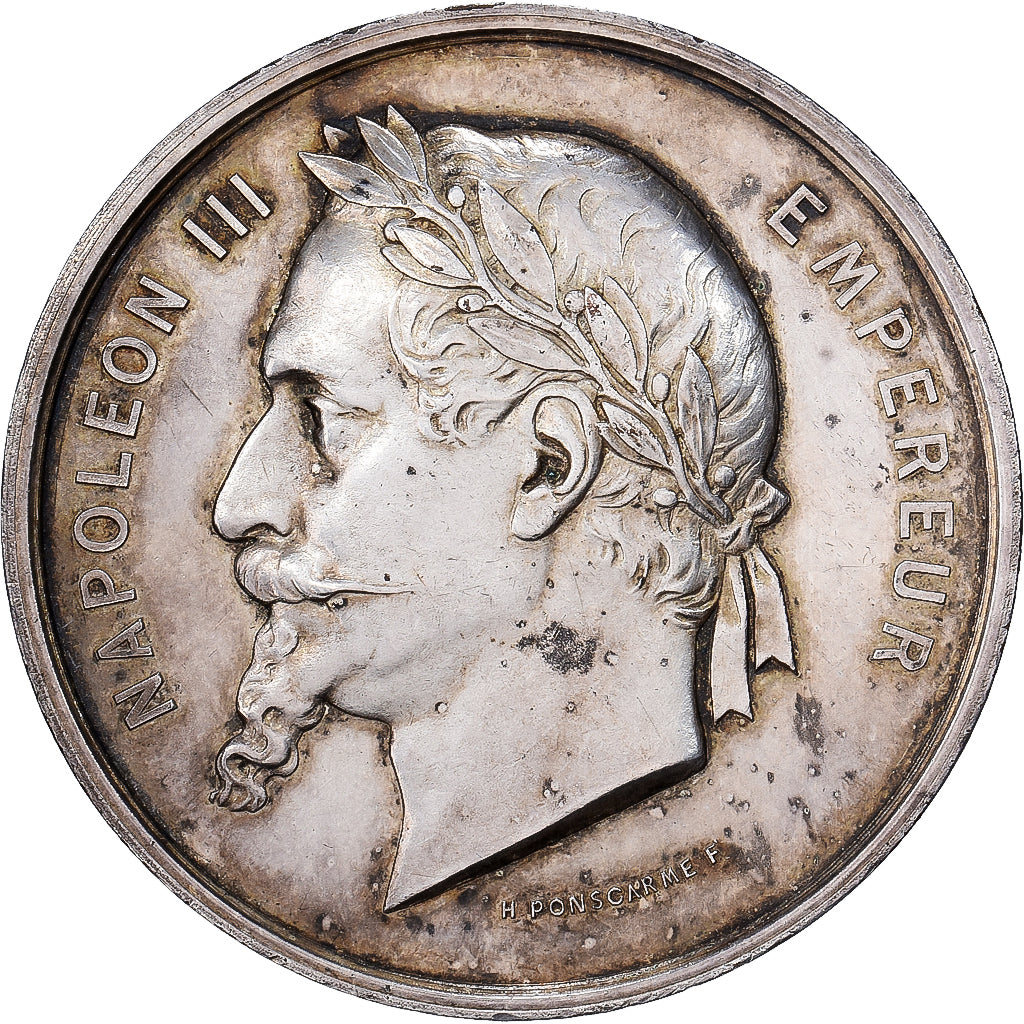 Francja, medal, Exposition universelle de Paris, 1867, Srebro platerowane