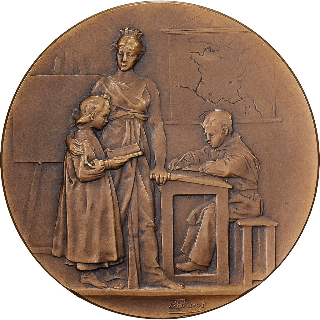França, medalha, Certificat d'Etudes Primaires, Ville de Levallois-Perret