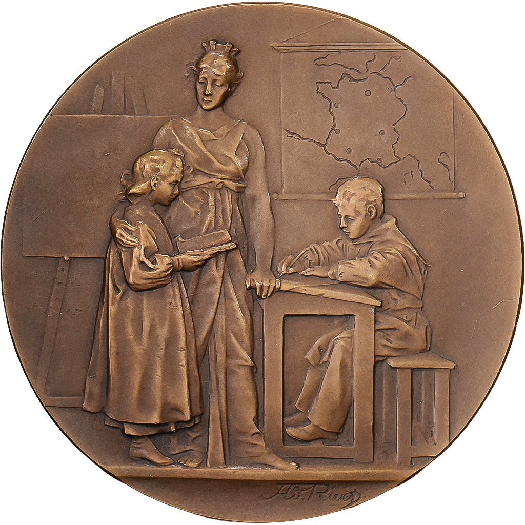 França, medalha, Certificat d'Etudes Primaires, Ville de Levallois-Perret