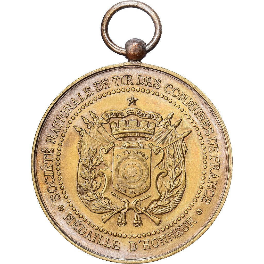 França, medalha, Société Nationale du Tir des Communes de France, Bronze