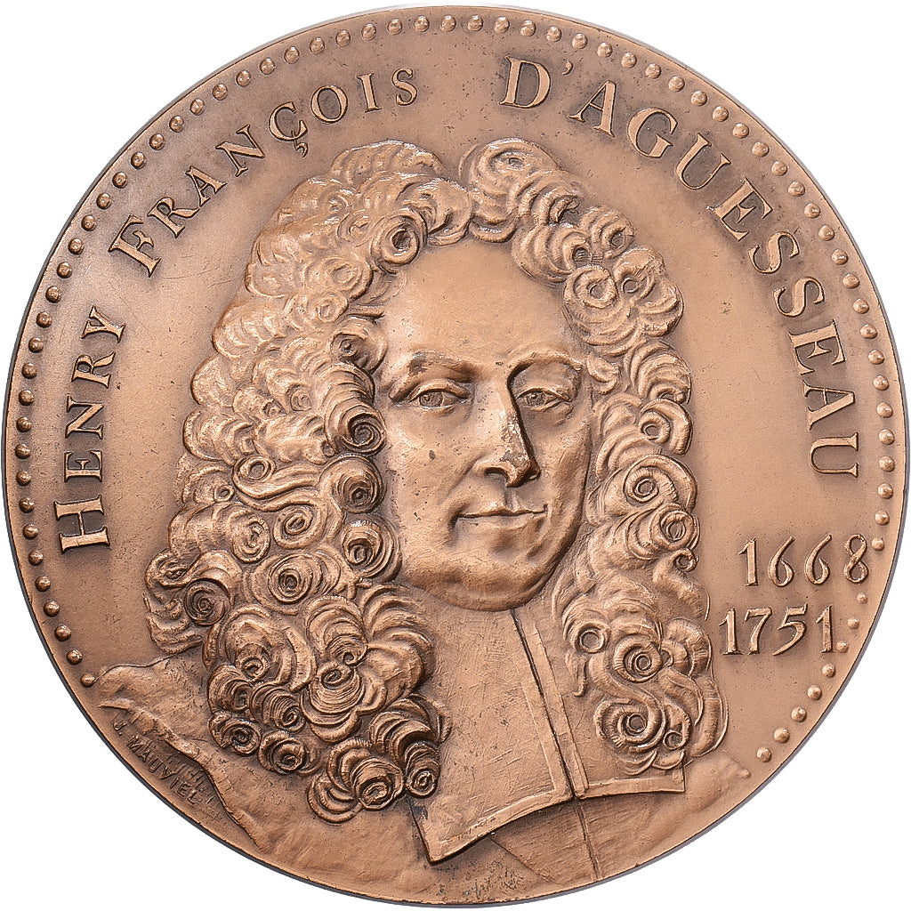 Francia, medalla, Notariat Français, Caisse des Dépôts, Henry François