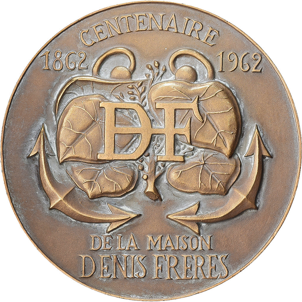 Francia, medaglia, Maison Denis Frère, Armateur, Bordeaux-Saïgon, 1962