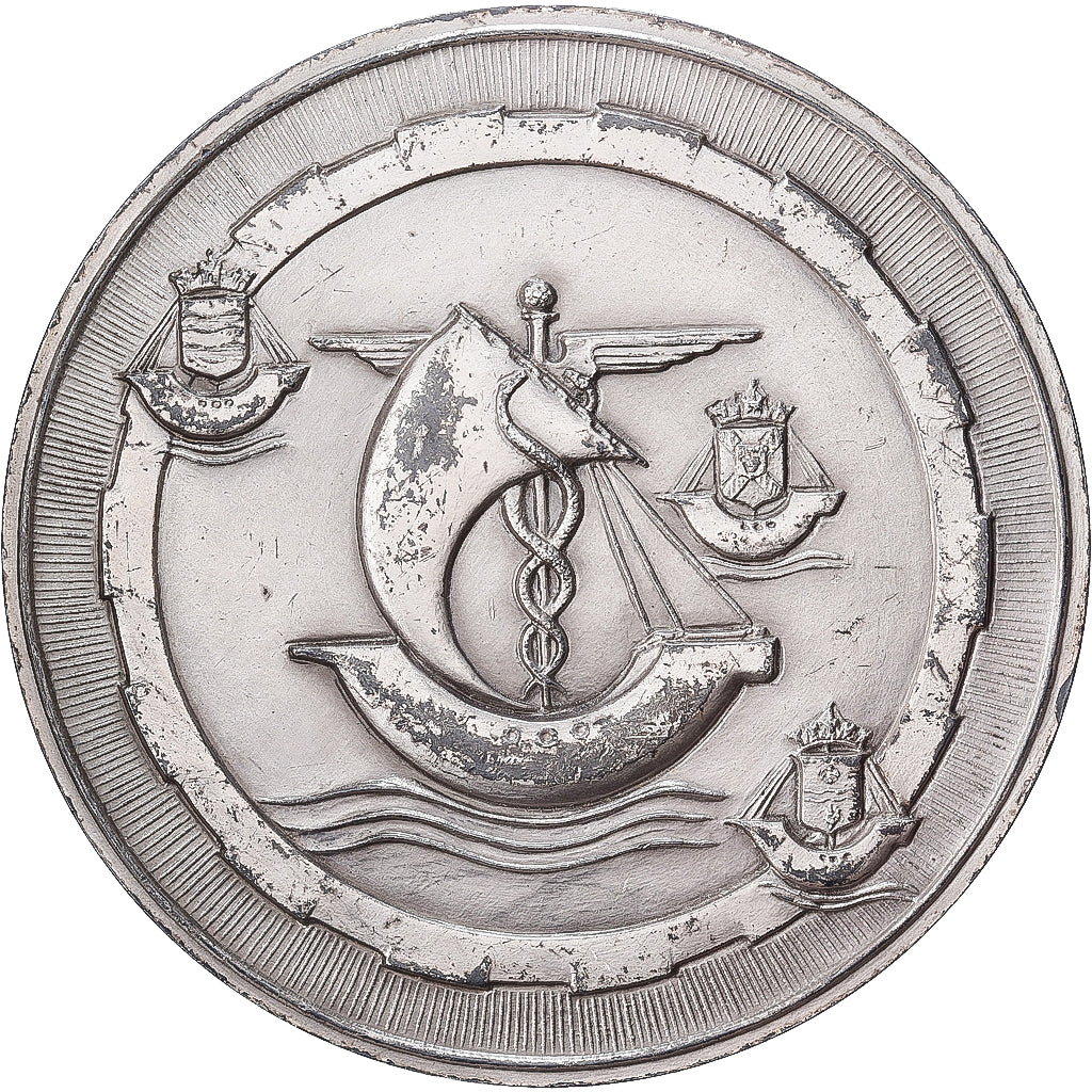 França, medalha, Chambre de Commerce et d'Industrie de Paris, 1971, Prata
