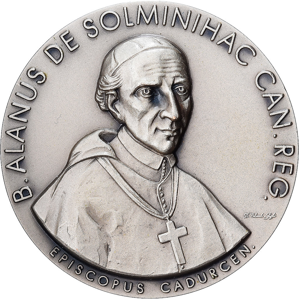 Italie, Médaille, Alain de Solminihac, 1981, Bronze argenté, SPL