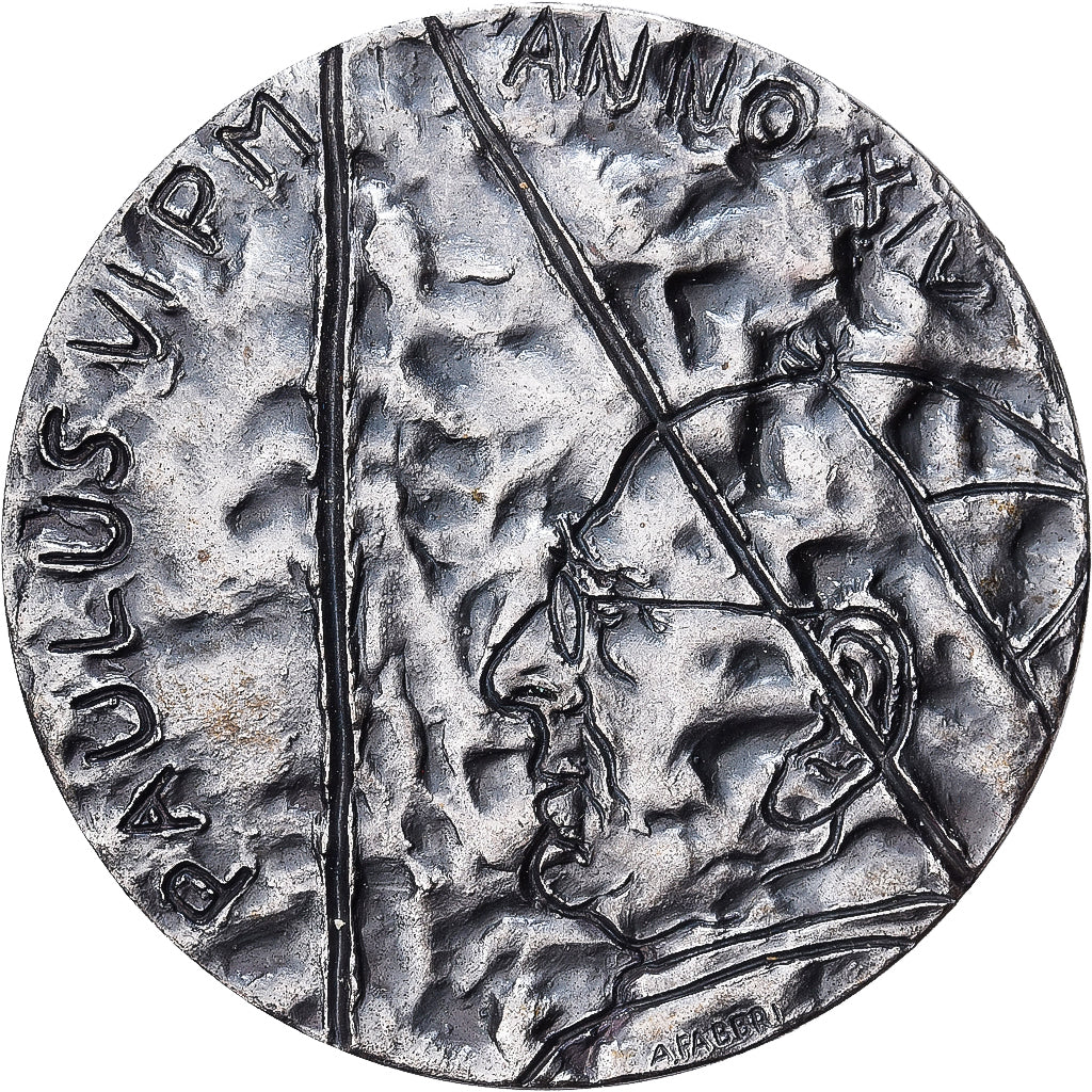 CITTÀ DEL VATICANO, medaglia, Paul VI, 1976, Argento, Fabbri, SPL