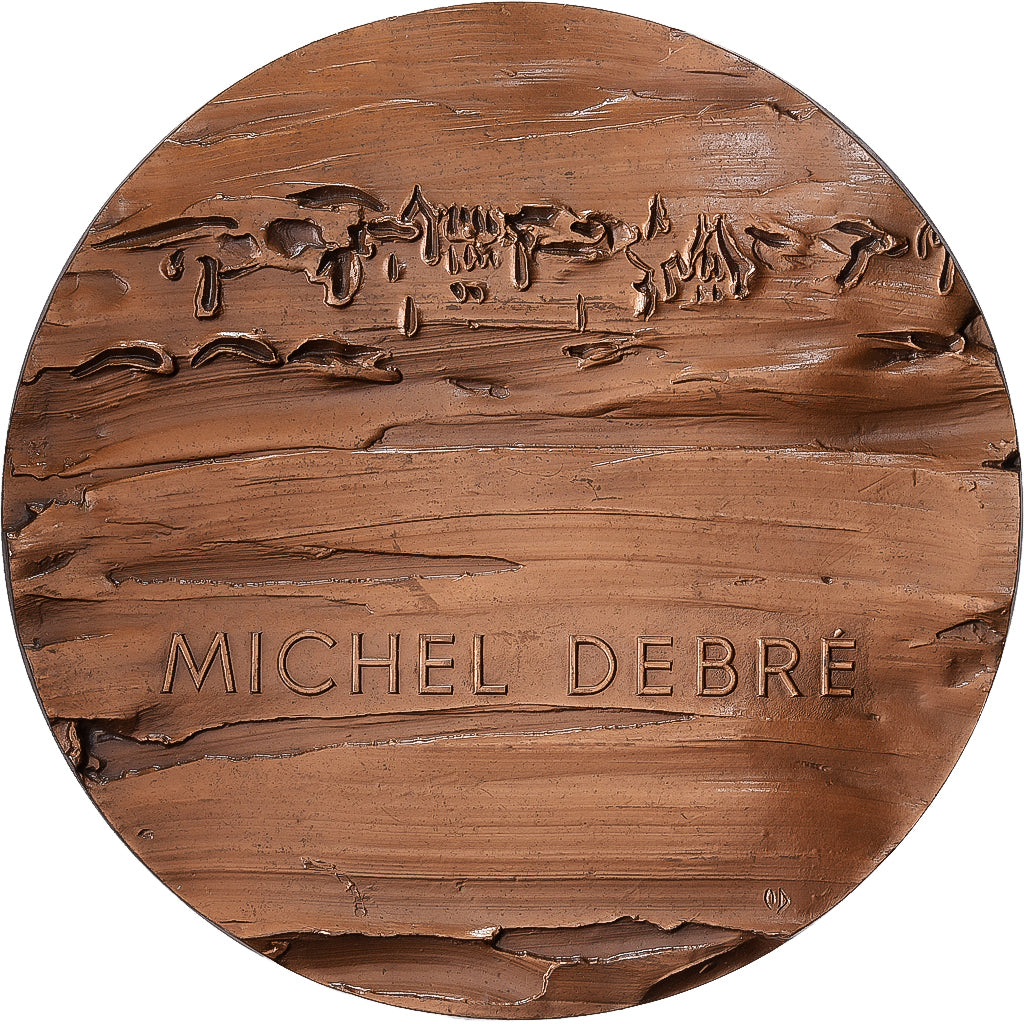 Francja, medal, MIchel Debré, 1978, Brązowy, MS(63)