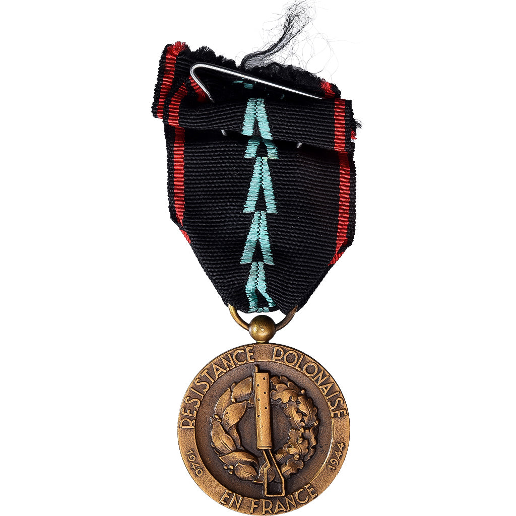 Polonia, Résistance Polonaise, WAR, medalla, 1940-1944, Excellent Quality