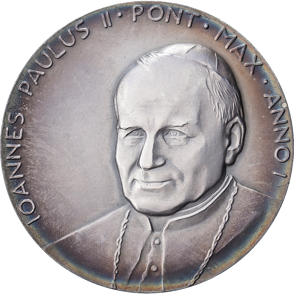 Vaticaanstad, Medaille, John Paul II, 1978, Zilver, Vistoli, UNC-