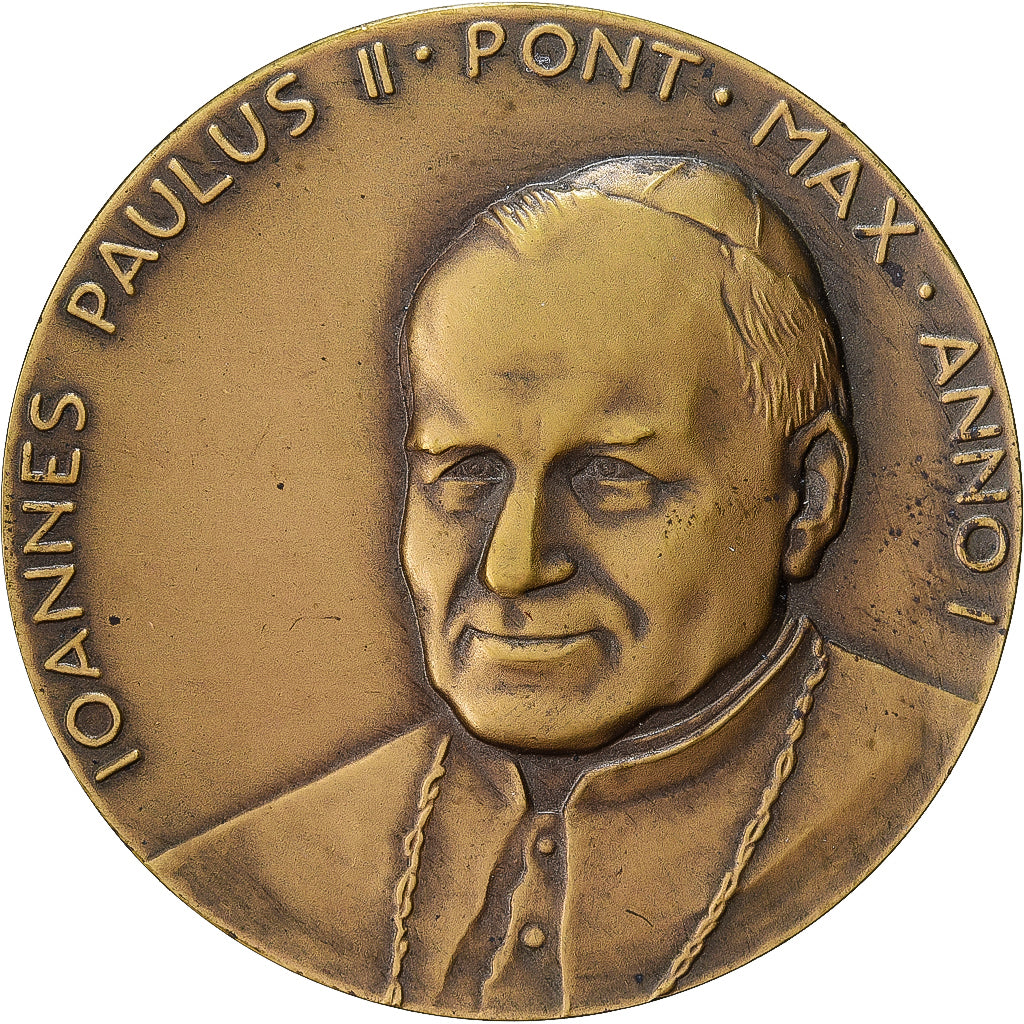 CITTÀ DEL VATICANO, medaglia, John Paul II, 1978, Bronzo, Vistoli, SPL