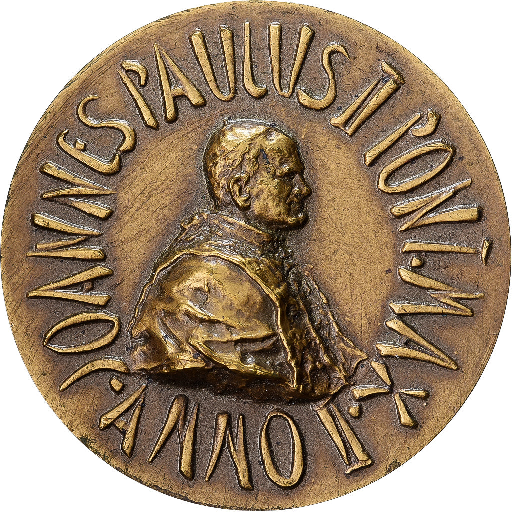 CITTÀ DEL VATICANO, medaglia, John Paul II, Undated (1980), Bronzo, SPL