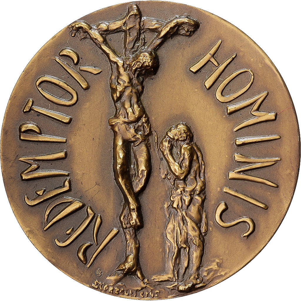 CITTÀ DEL VATICANO, medaglia, John Paul II, Undated (1980), Bronzo, SPL
