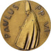 CITTÀ DEL VATICANO, medaglia, Paul VI, 1977, Bronzo, Manzu, SPL-