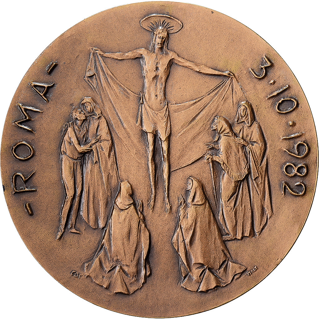 Italien, Medaille, Jeanne Jugan., 1982, Bronze, Manfrini, UNZ