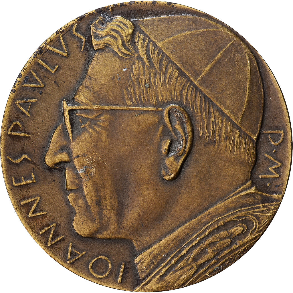 CITTÀ DEL VATICANO, medaglia, Jean-paul Ier, 1978, Bronzo, Giampaoli, SPL-