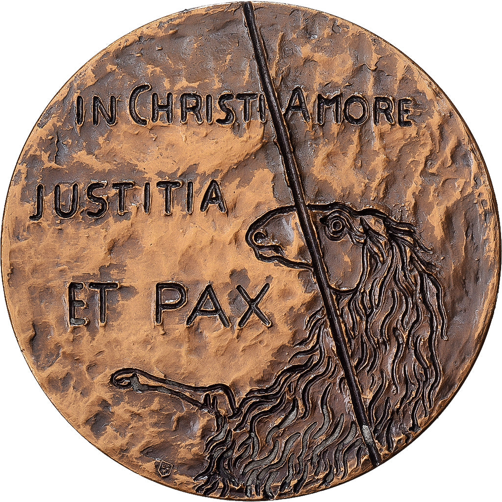 CITTÀ DEL VATICANO, medaglia, Paul VI, Anno XIV, Bronzo, Fabbri, SPL