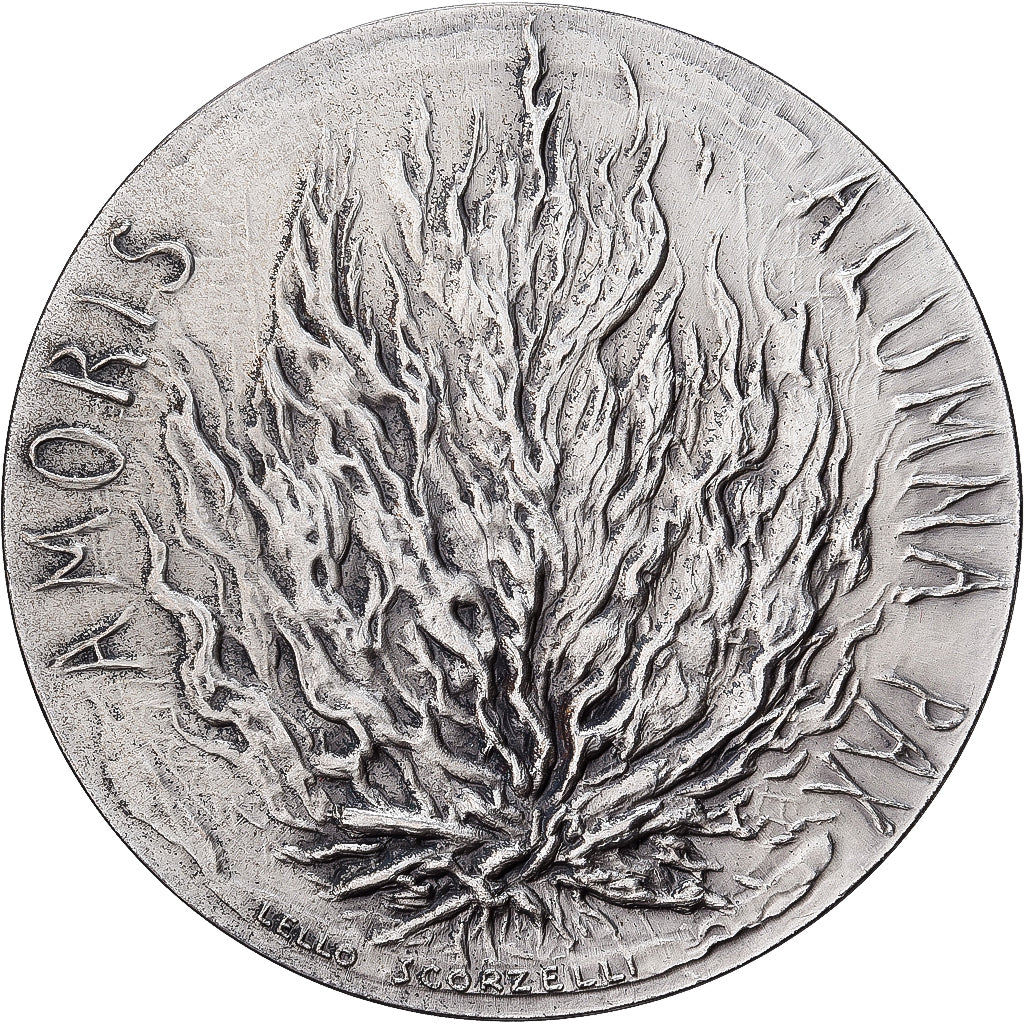 CIDADE DO VATICANO, medalha, Paul VI, Prata, Scorzelli, MS(63)