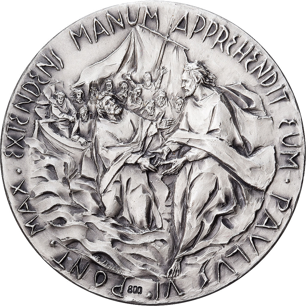 CITTÀ DEL VATICANO, medaglia, Paul VI, 1965, Argento, Manfrini, SPL