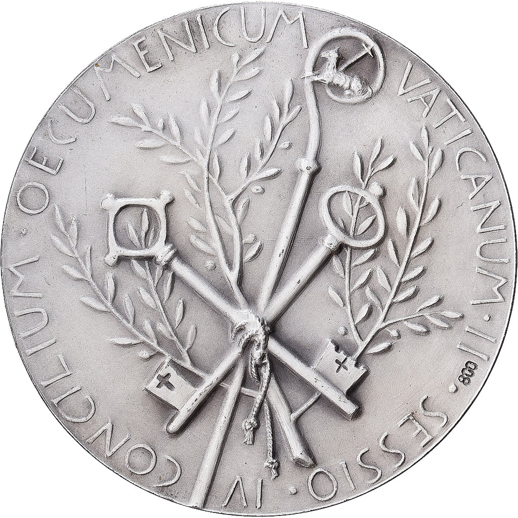 PAŃSTWO WATYKAŃSKIE, medal, Concile Oecuménique Vatican II, Srebro, Crocetti