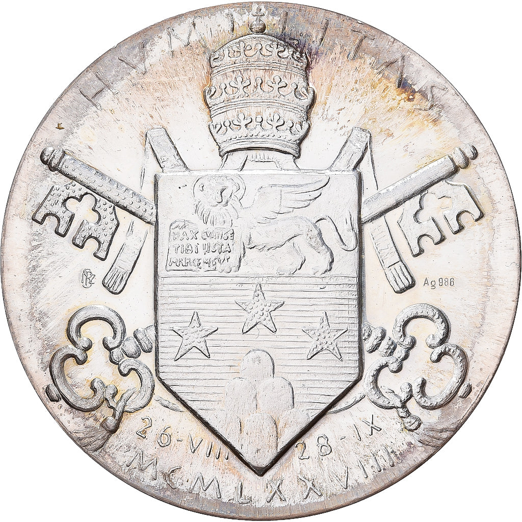 Vatican, Medal, Jean-paul Ier, 1978, Silver, Giampaoli, MS(63)