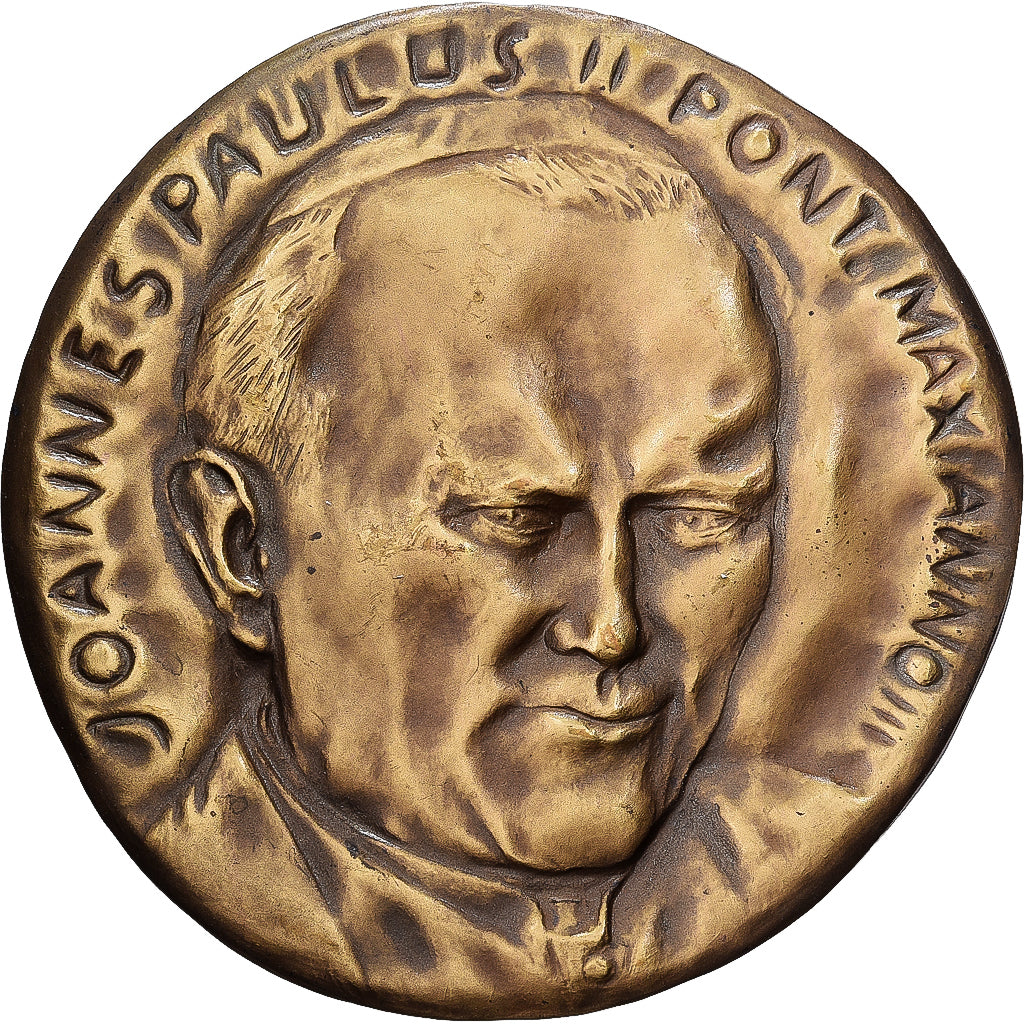 PAŃSTWO WATYKAŃSKIE, medal, Jean-Paul II, Brązowy, Farzini, MS(63)