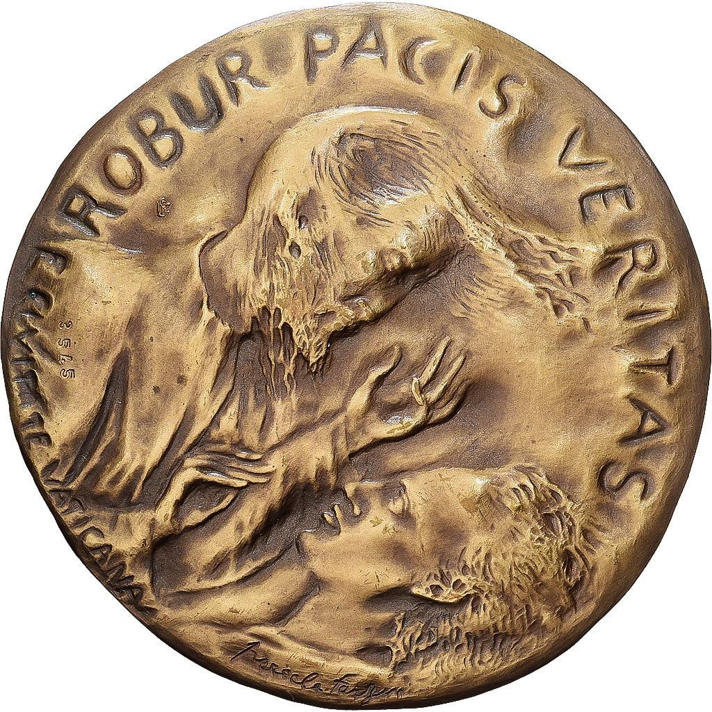 PAŃSTWO WATYKAŃSKIE, medal, Jean-Paul II, Brązowy, Farzini, MS(63)