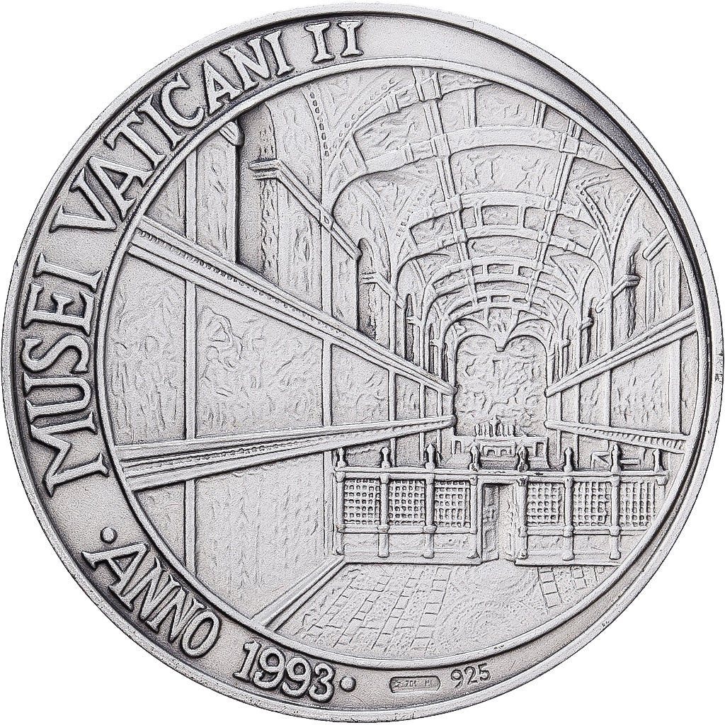 CITTÀ DEL VATICANO, medaglia, Michelangelo, Musei Vaticani II, 1993, Argento