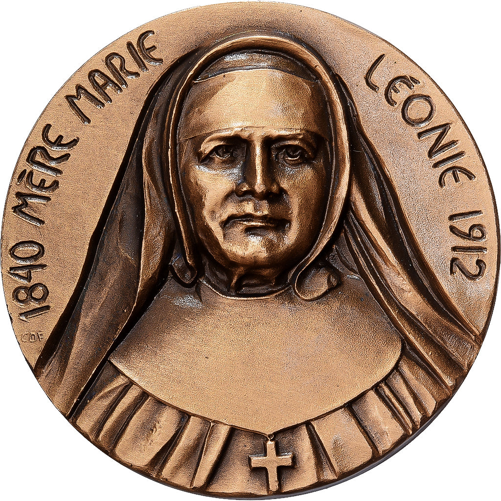 Quebec, medal, Mère Marie Léonie, Béatification, Montréal, 1984, Brązowy