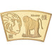China, Medaille, Année du singe, Copper Gilt, STGL