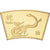 China, Medaille, Année du serpent, Copper Gilt, STGL