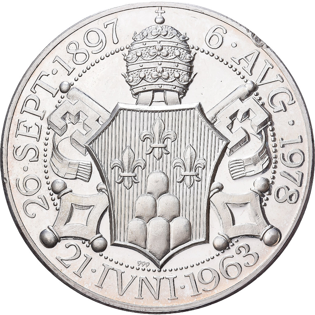 Vatican, Medal, Paul VI, 1978, Silver, AU(55-58)