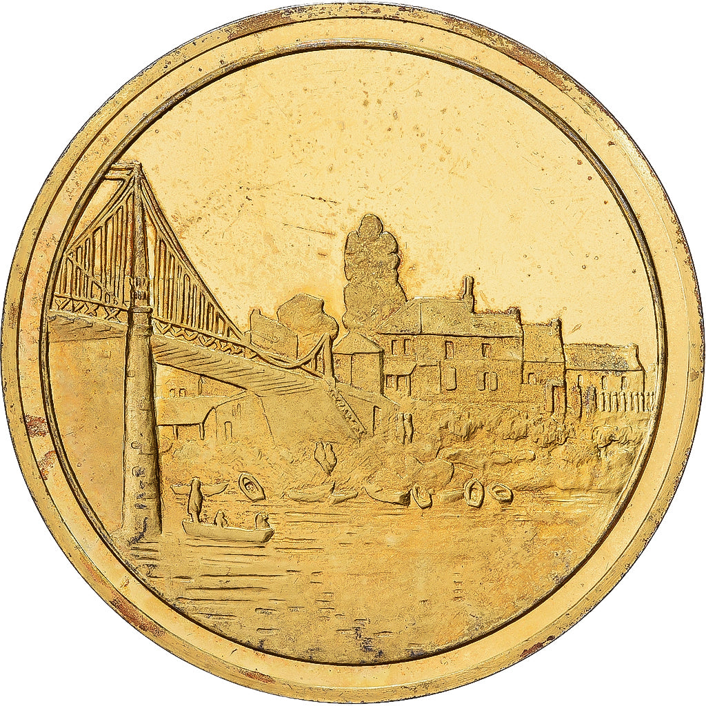França, medalha, Vermeil, Le Pont à Villeneuve-La-Garenne de Alfred Sisley