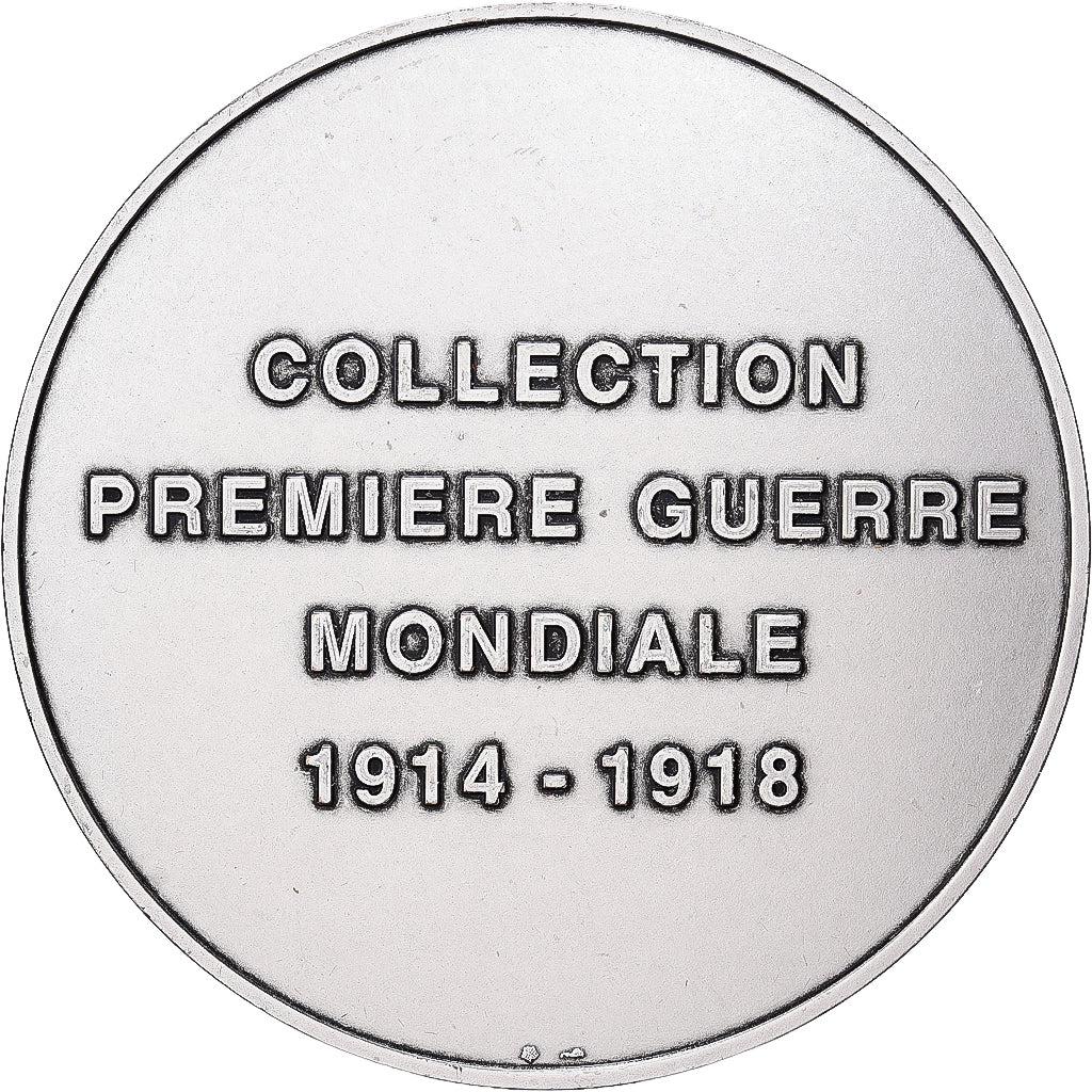 Francia, medaglia, J. Joffre Maréchal de France, Bronzo argentato, Henry Nocq