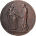 Francia, medaglia, Ministère de l'Intérieur, Assistance Publique, 1896