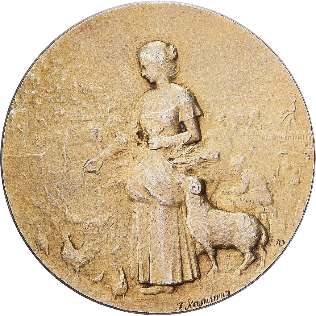 France, Medal, Société d'Agriculture de Saint Pol, 1903, Vermeil, Rasumny